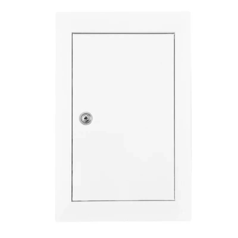 Metal inspection hatch with lock 300x350 flange 250x300 (LMz2530) Fan heater hood for kitchen pipe snail fan Floor standing Exhaust wall air
