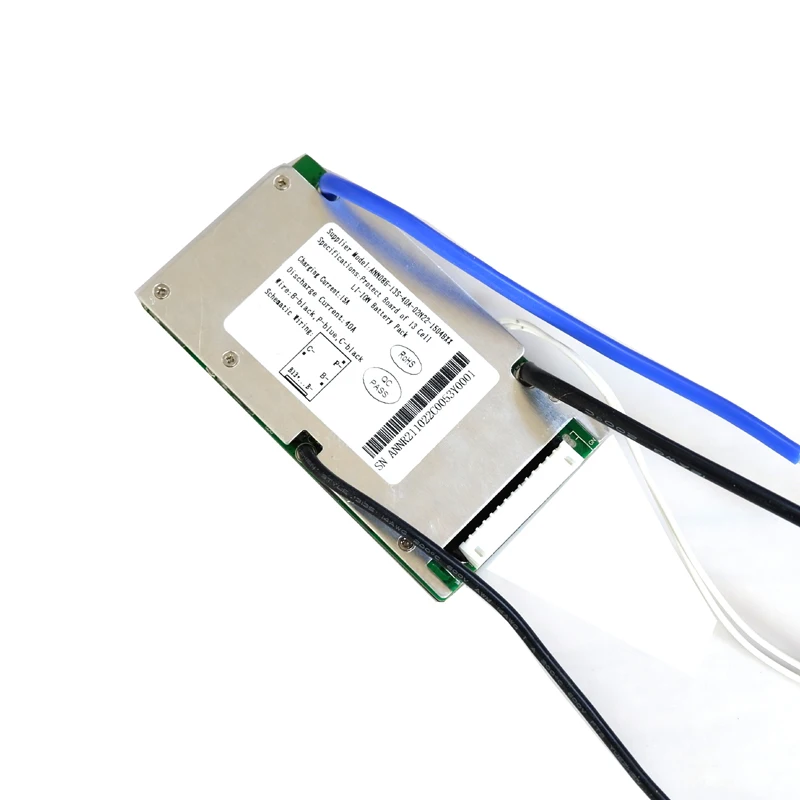 Electric motor car 13S 48V 40A BMS lithium ion battery BMS Used for 48V 20Ah 30Ah 40Ah 50Ah battery With balance function
