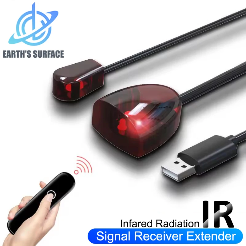 Infrarot-IR-Fernbedienung Extender Repeater Empfänger USB-Adapter Sender gilt für alle Fernbedienungsgeräte für DVD-Set STB Box
