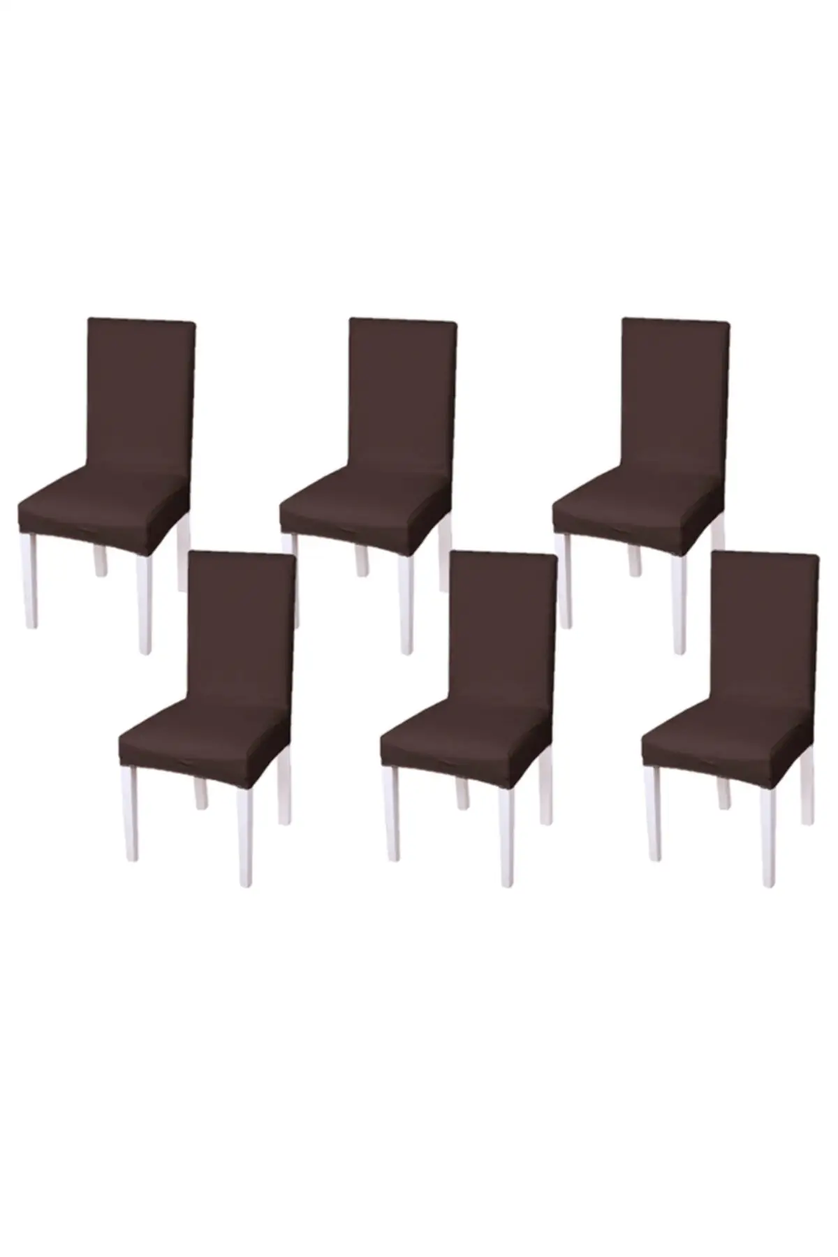 

6-Pumper Patterns Lycra Fabric Twinkable Chair Cover Case Polyester Brown Salon Textile