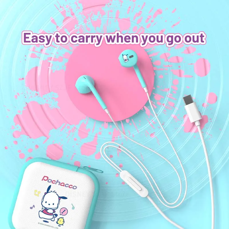 Sanrio In ear Wired Earbuds Hello Kitty Cinnamoroll Music Earphones sanrio-in-ear-wired-earbuds-hello-kitty-cinnamoroll-music-earphones