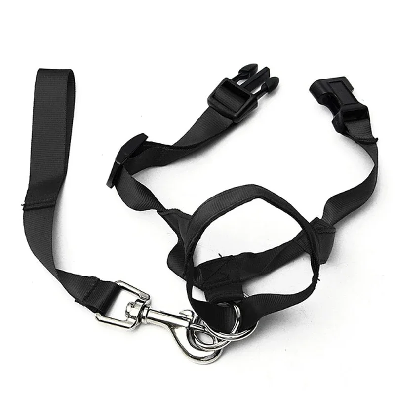 Pet Gentle Leader No Pain No Pull Control Training Leash Adjustable Harness Nose Reign Nylon Dog Head Collar Dog Training Halte