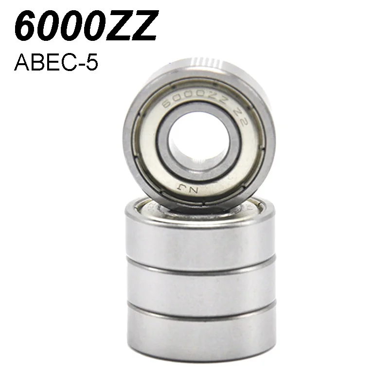 10Pcs-6000ZZ-Bearing-ABEC-5-Miniature-Deep-Groove-Metal-Shielded-Ball ...