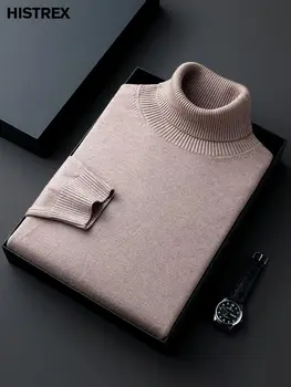 Uomo Cashmere maglione, 18 colori moda pullover a maglia, autunno inverno maniche lunghe maglioni, Donna Looose girocollo dolcevita 1