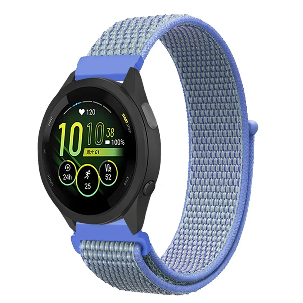 Nylon Braided Bracelet Band, 20mm 22mm Strap