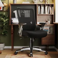 Ergonomic Office Desk Chair, Mesh Computer Gaming Chair, Lumbar Support, Comfy Seat, Swivel Wheel, Chairs for Adults Students 1