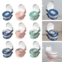 Potty Train Toilet, Toddlers Potty Chair, Comfortable with Pad, Travel Training Transition Potty Seat, Potty for Outdoor 2