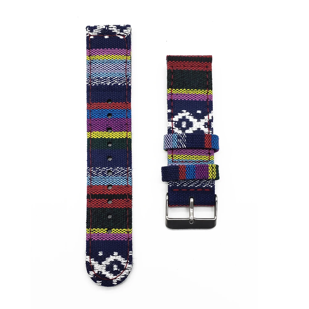 Ethnic Style Vintage Retro Woven Nylon Wristband Replacement