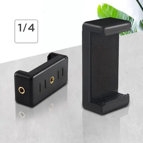1pcs Universal Phone Clip Bracket Holder Mount Tripod Monopod Stand For IPhone Smartphone Selfie Holder - Image 6