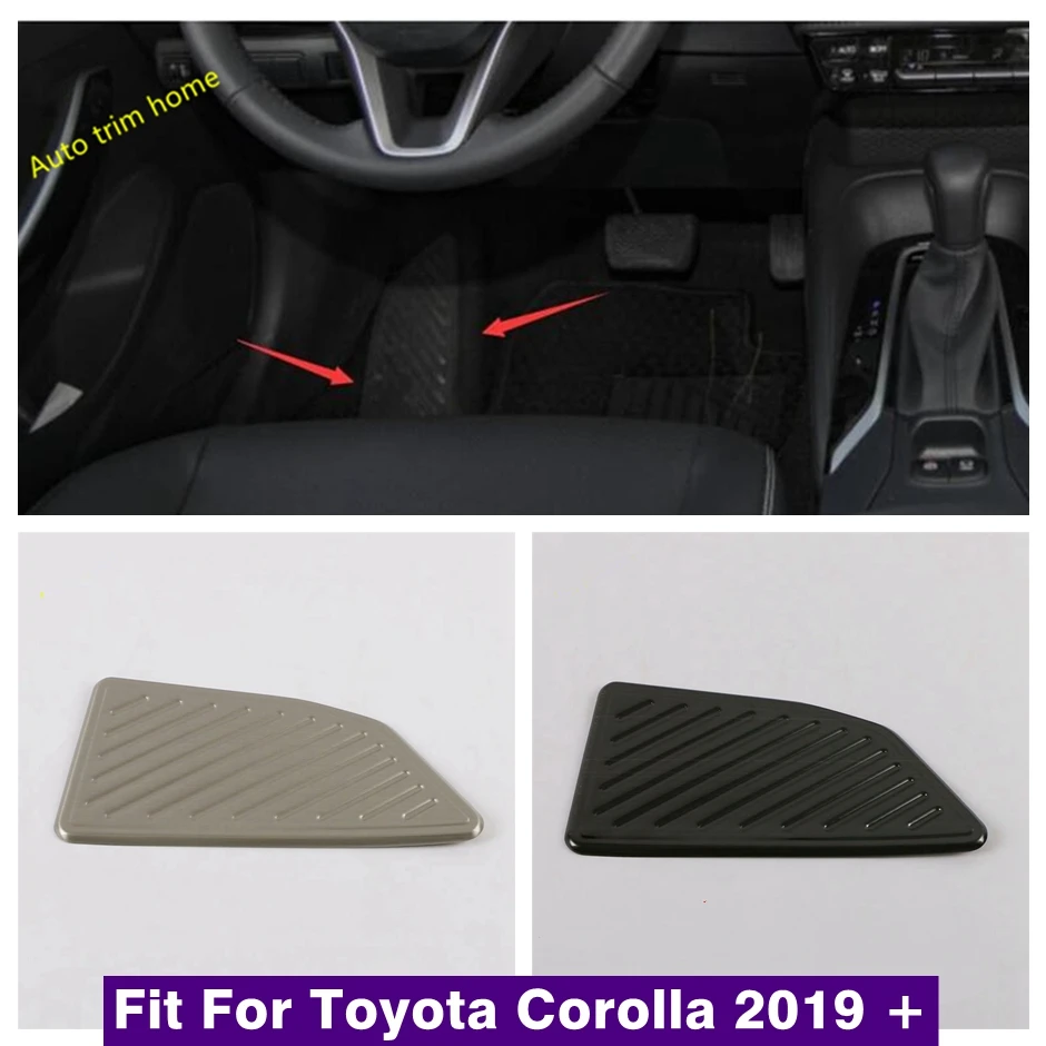 

Left Foot Rest Footrest Pedal Non-slip Decor Protector Panel Cover Trim For Toyota Corolla LHD 2019 - 2023 Interior Accessories