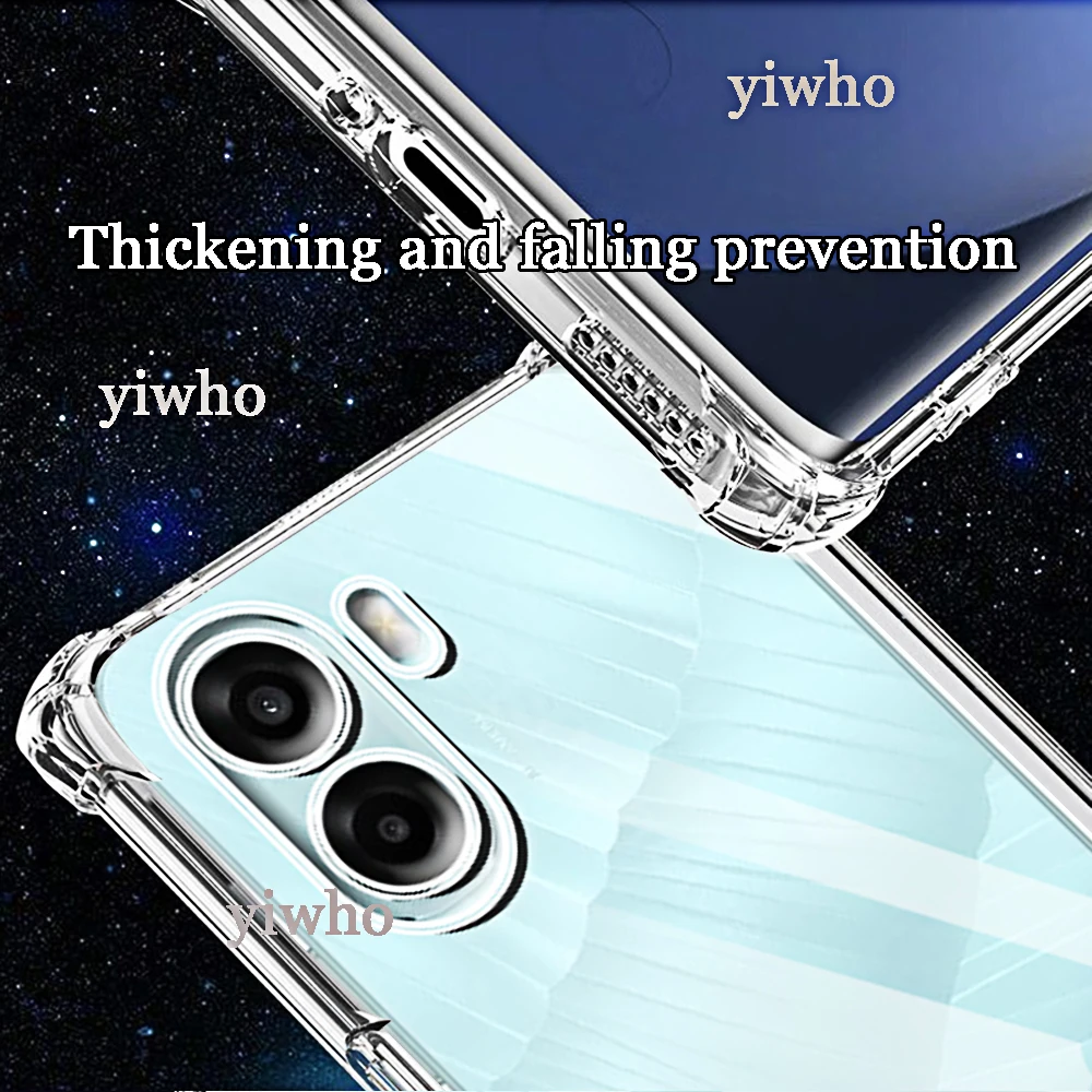 Transparent Soft TPU Clear Full Cover Phone Case