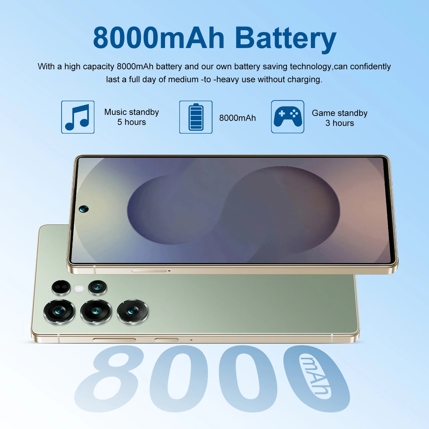 S25 Ultra 16GB+1TB 7.3 inch Android 14 72MP+108MP Camera 7800mAh battery 5G network 10 core Facial Recognition view 3