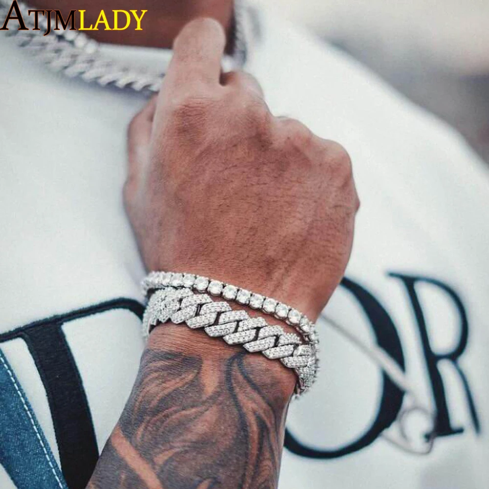 Cuban Chain Men Iced High Quality | Gold Cuban Chain
