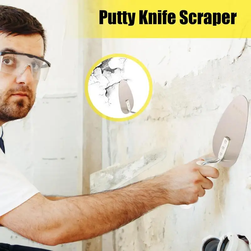 Concrete Trowel Stainless Steel Plastering Trowel Grout With Ergonomic Handle Masonry Tools For Construction Grouting