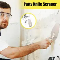 Concrete Trowel Stainless Steel Plastering Trowel Grout Trowel With Ergonomic Handle Masonry Tools For Construction Grouting 2
