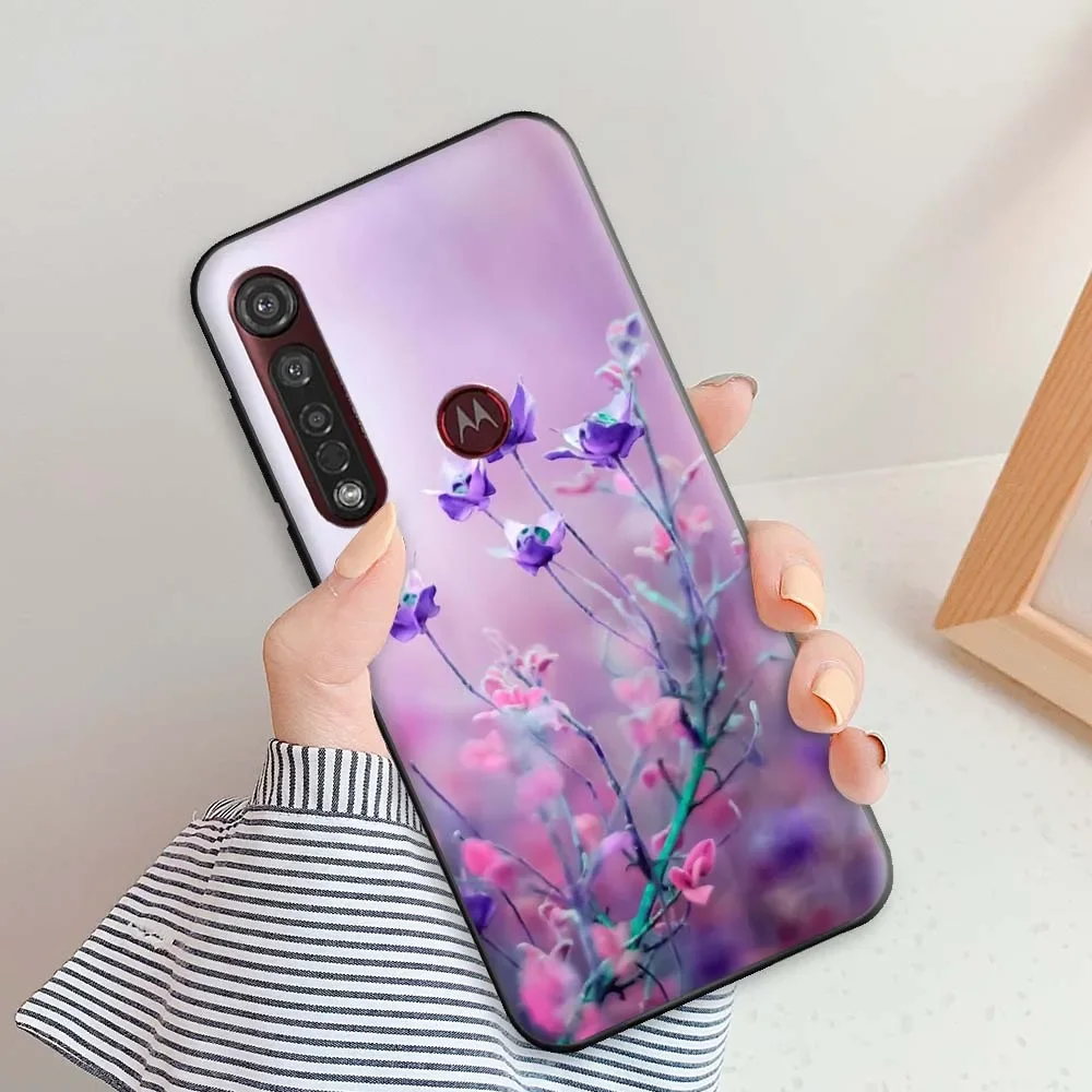 Sleek Matte Silicone Protective Case - Fashion TPU Back Cover for Motorola Moto G8 Plus, G8 Play & G8 Power