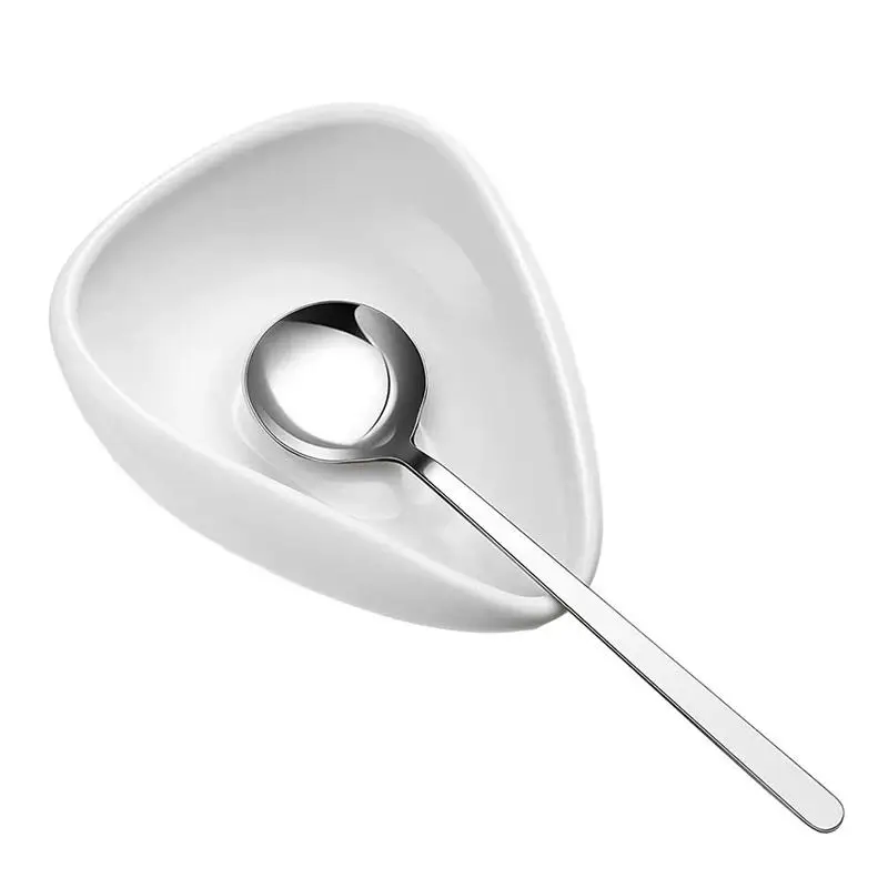

Ceramic Tea Scoop Coffee Bean Scoop Ceramic With Stainless Spoon White Coffee Powder Small Dosing Bowl Set For Matcha Powder