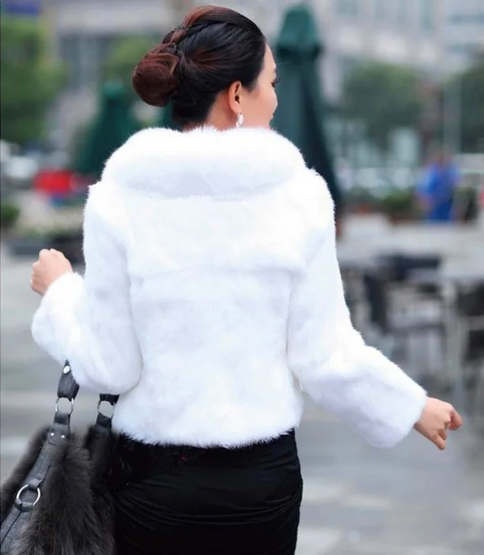 Wholesale Foreign Trade Entity New Imitation Fox Fur Coat Medium Waist Short Hair Korean Version