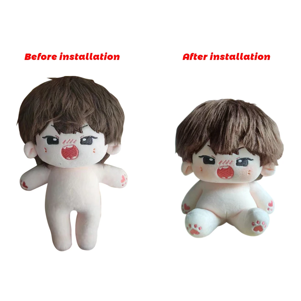 꼬인 해골, 크기 10cm, 15cm, 20cm, 소리 조용한 꼬임 머리와 몸을 가진 면 견면 벨벳 장난감