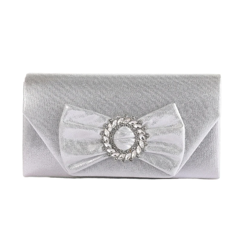 

Elegant Evening Bag Bowknot Clutch Purse for Weddings and Parties
