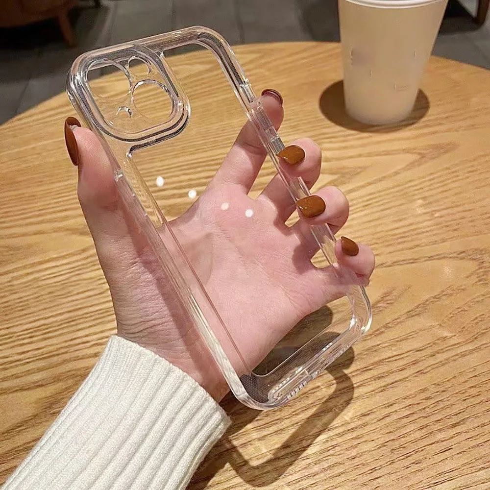 รูปสินค้า เคสใสสำหรับ iPhone 18 17 16 15 14 11 12 13 Pro Max 7 8 16 Plus X XR XS Max Air SE 2020 2022 Iphone11 ฝาครอบกันกระแทก