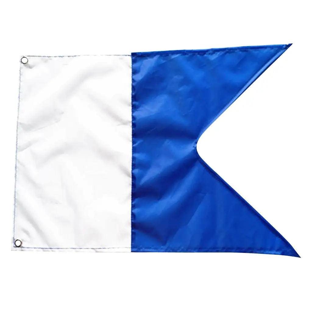 50x35cm Dive Boat Flag Alpha Flag Scuba Diving Spearfishing Diver Sign Banner Metal Grommets Accessories Water Sports diving flag