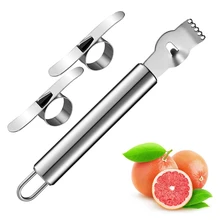 

3Pcs Lemon Zester Orange Peeler Set Stainless Steel Lemon Grater Citrus Peeler Zester Orange Peeling Knife Kitchen Fruit Gadgets