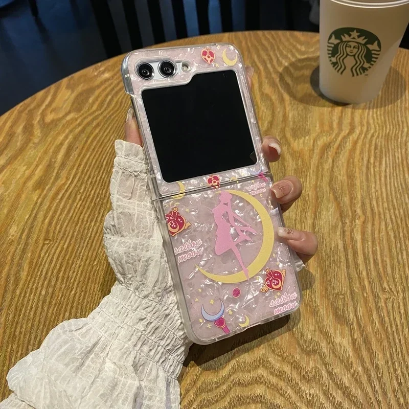 Cool Japan Anime Sailor Moon Badge Sweet Cool Girl Phone Case For