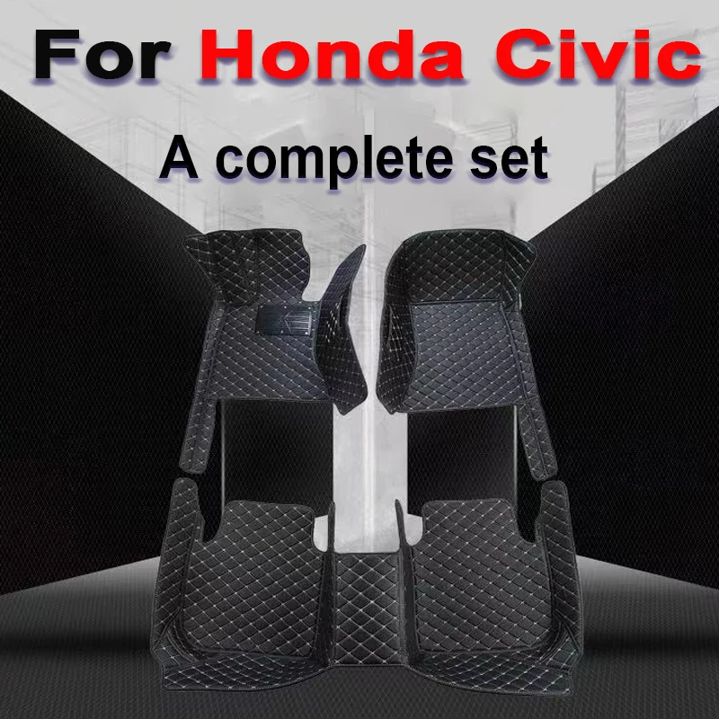 

Автомобильные коврики для Honda Civic 2015, 2014, 2013, 2012, кожаные коврики для украшения автомобиля, аксессуары, детали для стайлинга, защита, водонепроницаемый