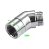 G1/2 Shower Elbow Adapter Hand Shower Top Spray Elbow Chrome Angle Female Thread And Male Thread 135° Shower Elbow For Bathroom 4