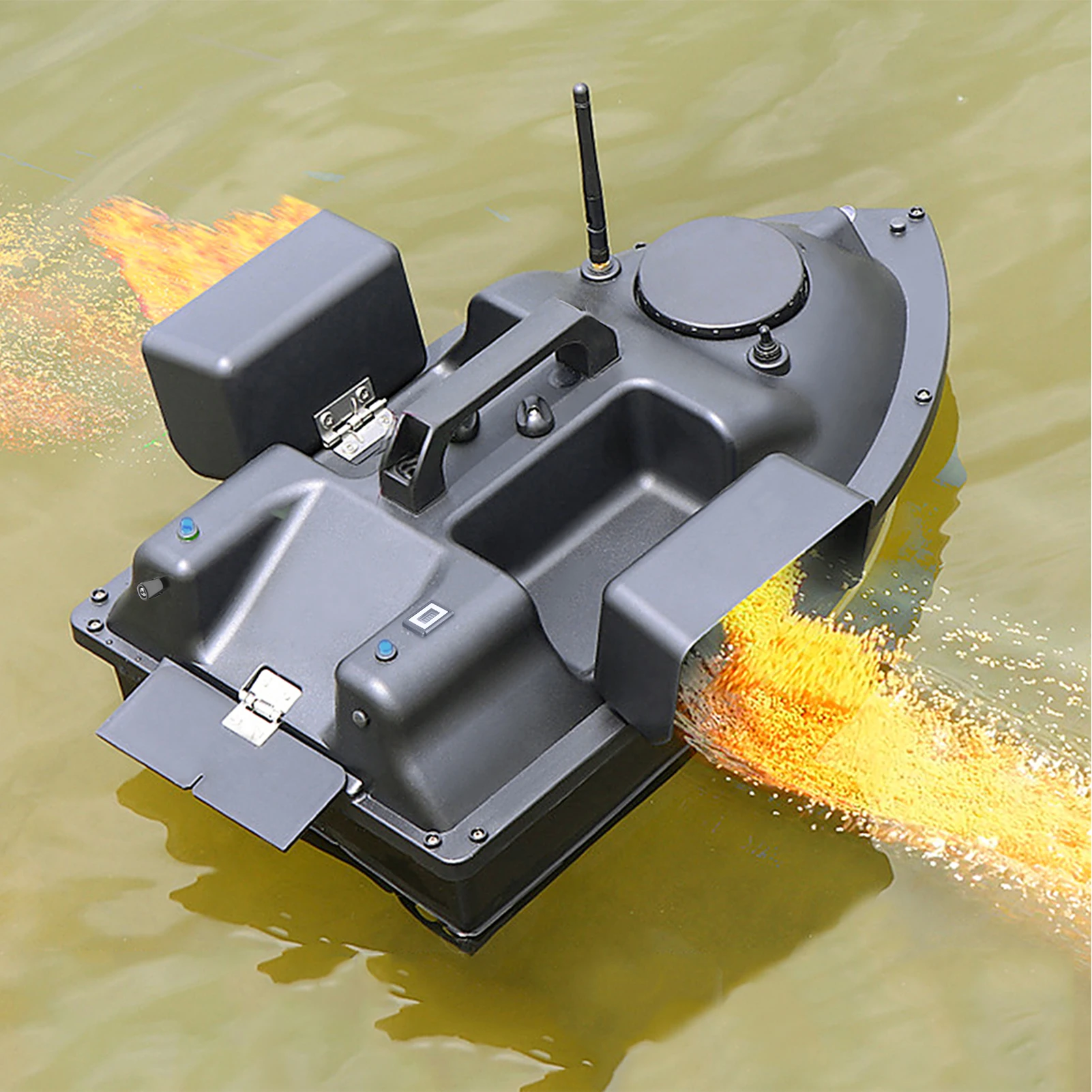 NEUES Fischfutterboot mit GPS, Angelköderboot mit 3 Köderbehältern, Kabelloses Köderboot mit Automatischer Rückkehrfunktion – Detail 15