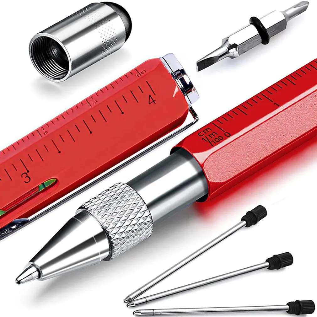 Multi Tool Pen Exquisite Durable Practical Multi-function Stylus Screwdriver Tool Christmas Gift Men's Gift