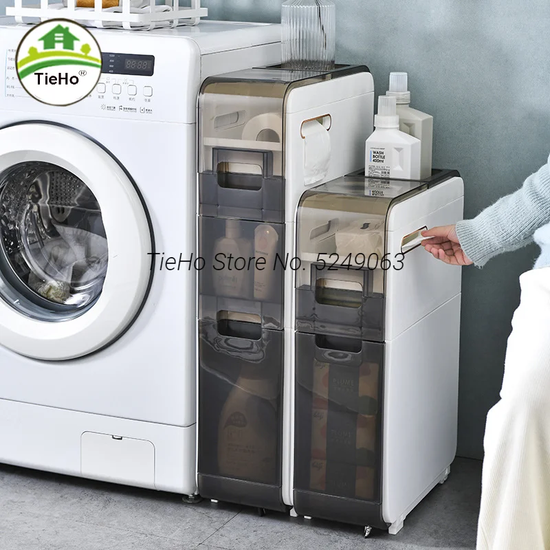 

Small Bathroom Storage Corner Floor Cabinet With Door Paper Holder Shelves Thin Toilet Vanity Cabinet Narrow Bath Sink Organizer