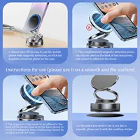 360° Upgraded Vacuum Magnetic Phone Holder, Magnetic Car Phone Mount, Hands-Free Suction Cup Phone Holder for Car/Gym/Mirror - Image 6