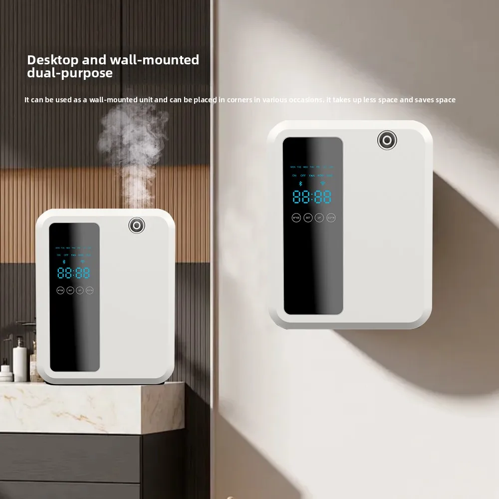 Diffuseur de parfum sans eau 500 ml avec contrôle par application Bluetooth/Wi-Fi pour la maison, le bureau ou l'hôtel (12 V)._voghion.com