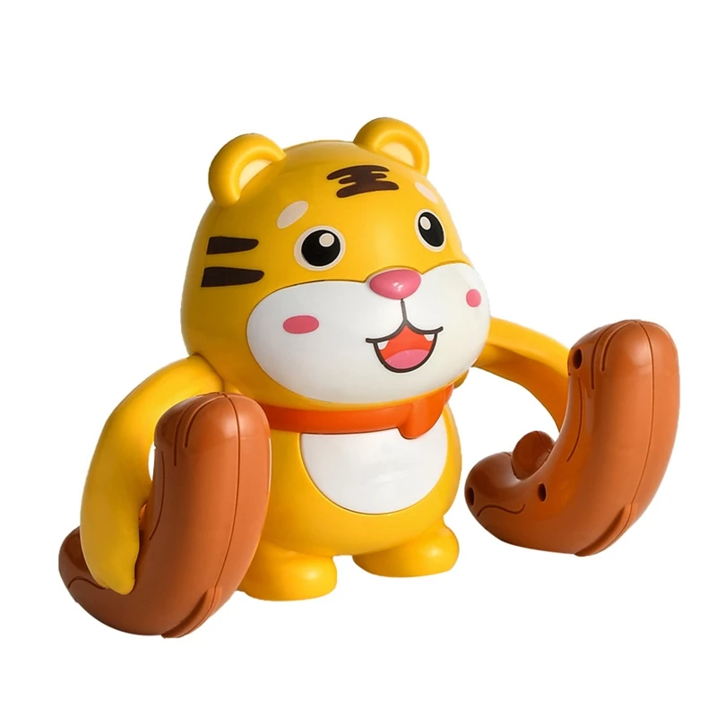 

6.5x3.94x4.8in Electric Animal Novelty Mini Rotating Tiger Music Dancing for Creative Supplies Kids Relieve Boredom