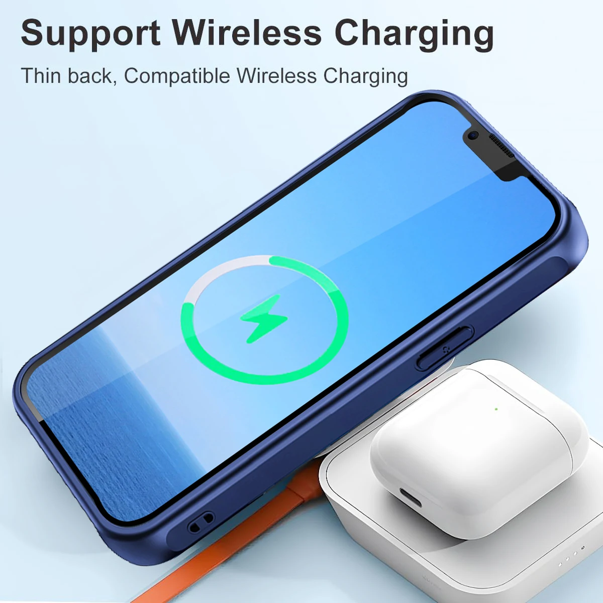 Retro Shockproof Translucent Matte Phone Case with Soft Edges