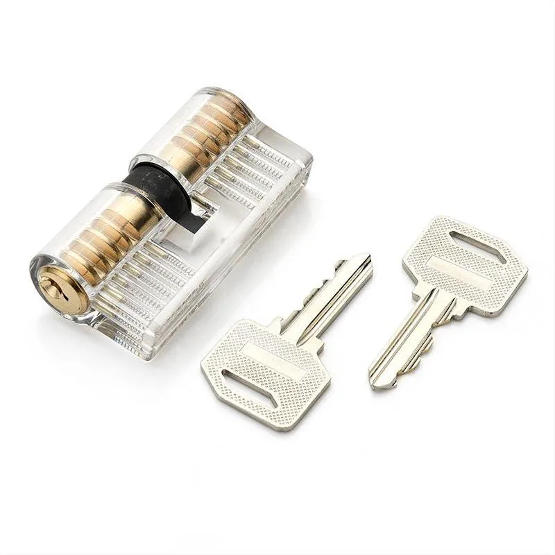 Clear Training Padlock with Visible Mechanism, Practice Plus