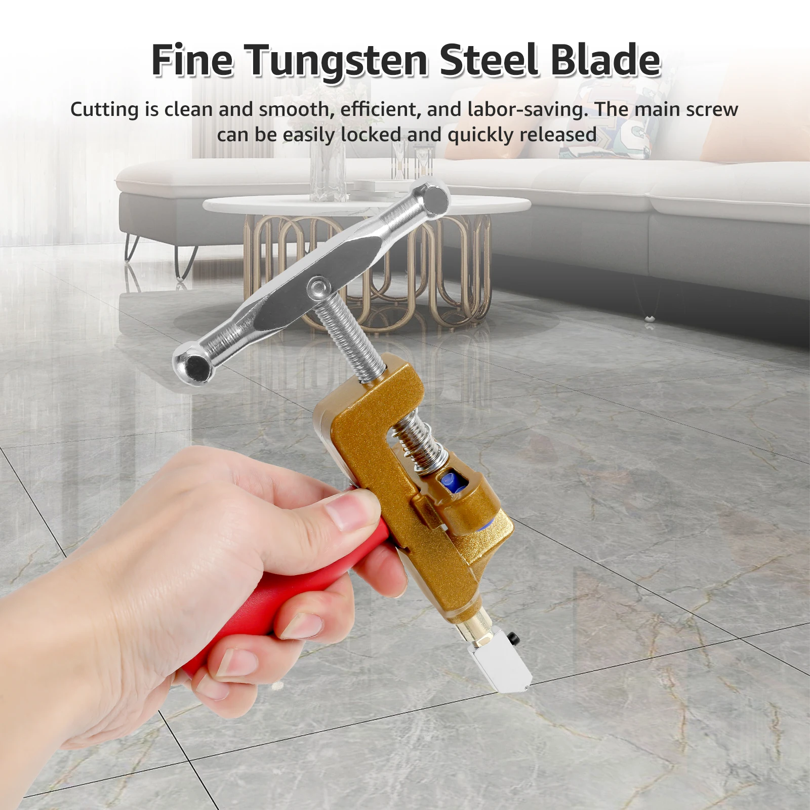 Glass Cutter Hand Tools Steel Manual Ceramic Tile Cuttter Labor Saving Efficient Glass Cutting Tools with Ergonomic Handles