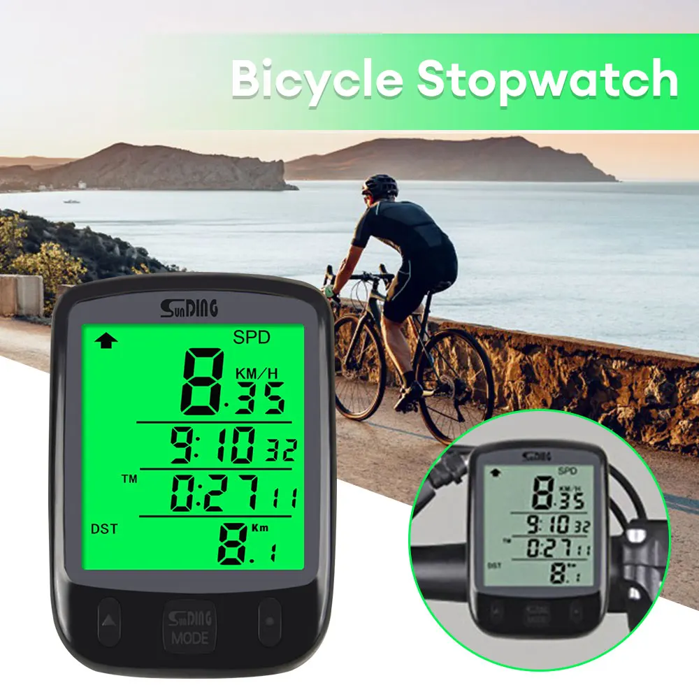 Description Picture 2 of itemBicycle Computer Wired MTB Bike Cycling Odometer Waterproof Bike Speedometer Stopwatch Calorie Test Cycling Computer