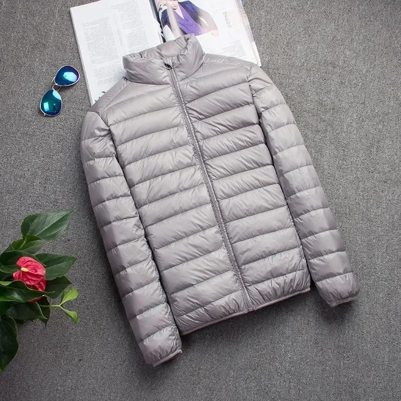 

Down Jacket Men Coat Autumn Winter Spring Jackets for Warm Quilted Parka Men and Light Ultralight Hooded Casual Outerwear Coats