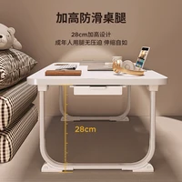 Lit petite table baie vitrée pliante étudiant chevet dortoir bureau chambre étude amovible petite planche supérieure superposée 3