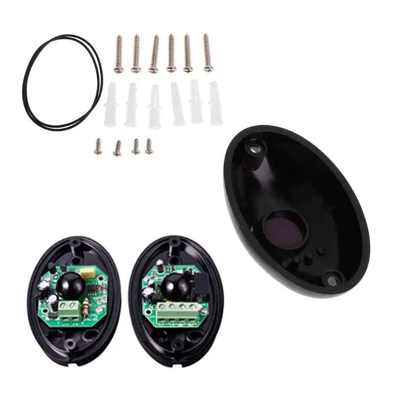 Waterproof Active Photoelectric Single Beam Photocells Barrier Detector for Gate Door Window