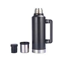 Large Capacity Fitness  1.4L Double wall Stainless  Thermos Outdoor Keep water cool and hot for 24 hours 2