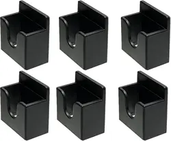 6 - Pack Walkie Talkie Wall Mount Holder with Adhesive Clips and Hanging Hooks (6pcs)