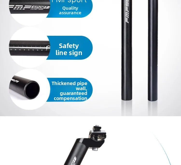 Mountainbike-Sattelstütze aus Aluminiumlegierung, 25,4 mm, 27,2 mm, 28,6 mm, 31,6 mm, Fahrrad-Sattelstütze – Detail 4