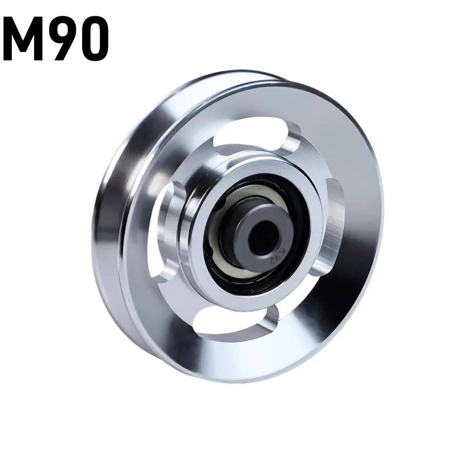 1Pc Aluminium Legierung Lager Pulley Rad 90/105MM Krafttraining Ausrüstung Pulley Rad Gym Zubehör für Gym ausrüstung Teil – Detail 9