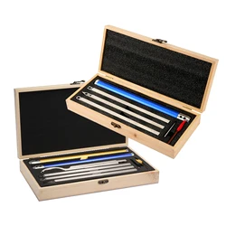6 IN 1/4 IN 1  Wood Turning Tool Carbide Tipped Wood Lathe Turning Tools Set Stainless Steel Bar Detachable Alloy Handle