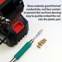 Heat Insert Nut Iron Tip Trimming kit C210/TS21/HS-02B Internal Thread Soldering Iron Tip 3D Print Modify Finishing Tool Brass - Image 6