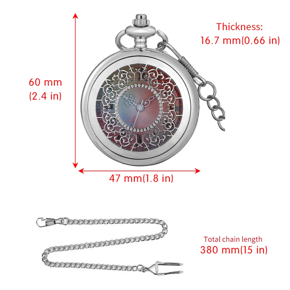 Zilverkleurig Kwarts Zakhorloge | Op voorraad | Fort Tempus